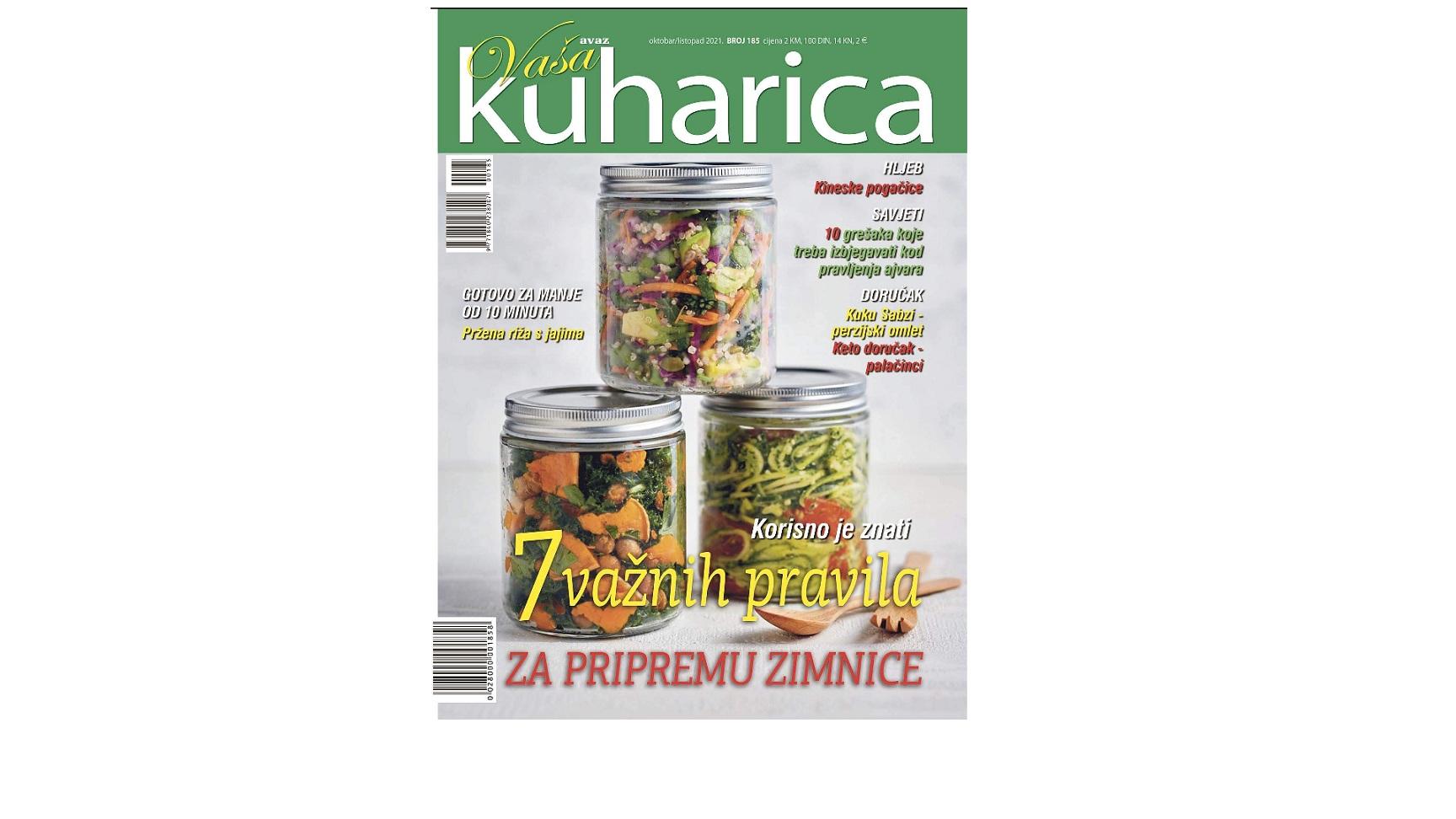 "Vaša kuharica" od danas u prodaji: 7 važnih pravila za pripremu zimnice