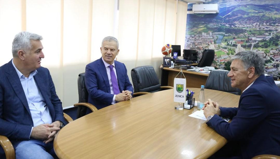 Mayor Kasumović with Radončić and Doctor Kacila: Support for the construction of the Heart Center in Zenica