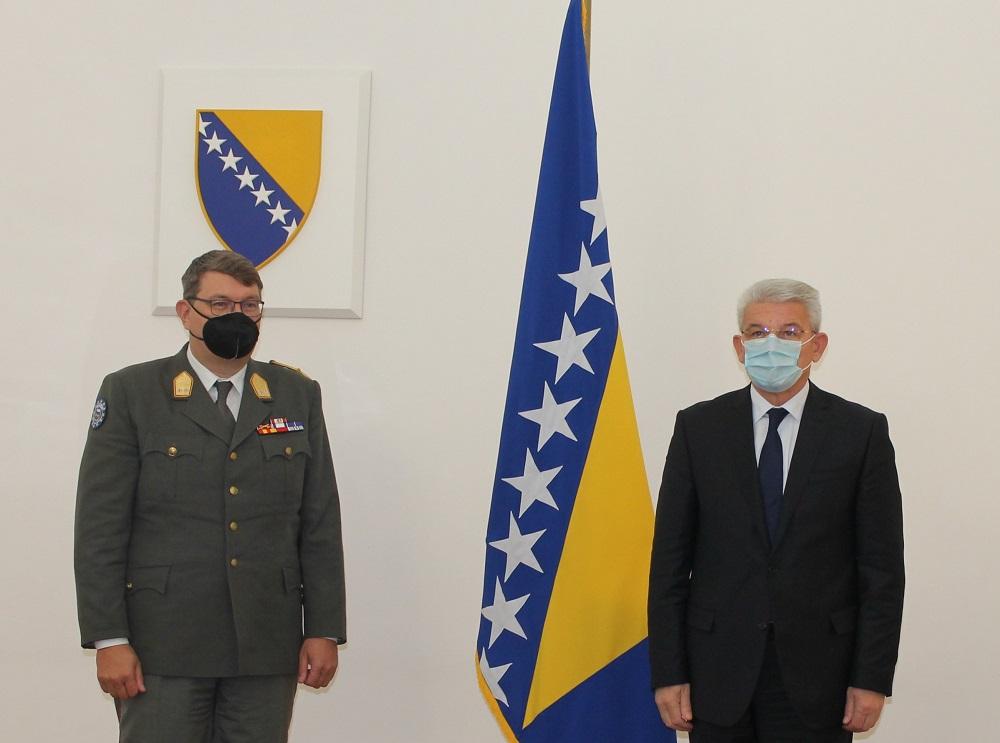 Džaferović primio komadanta EUFOR-a u BiH