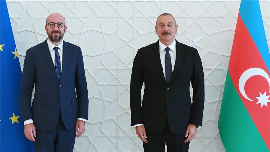 Azerbaijani president, head of European Council discuss tensions on border with Armenia