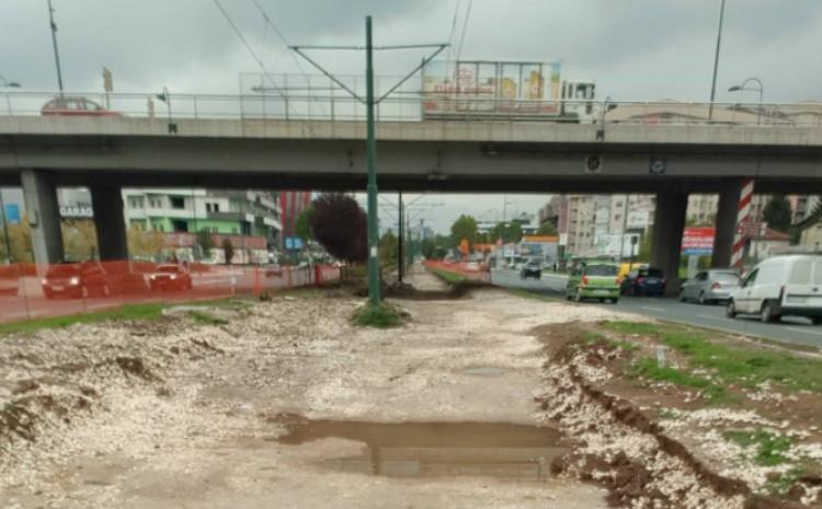 Kosti pronađene prilikom radova na tramvajskoj pruzi u pravcu Nedžarići - Ilidža - Avaz