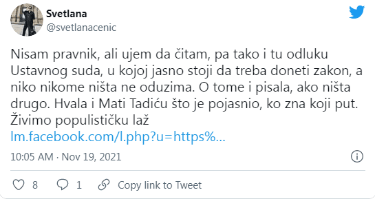 Politička analitičarka na Twitteru - Avaz