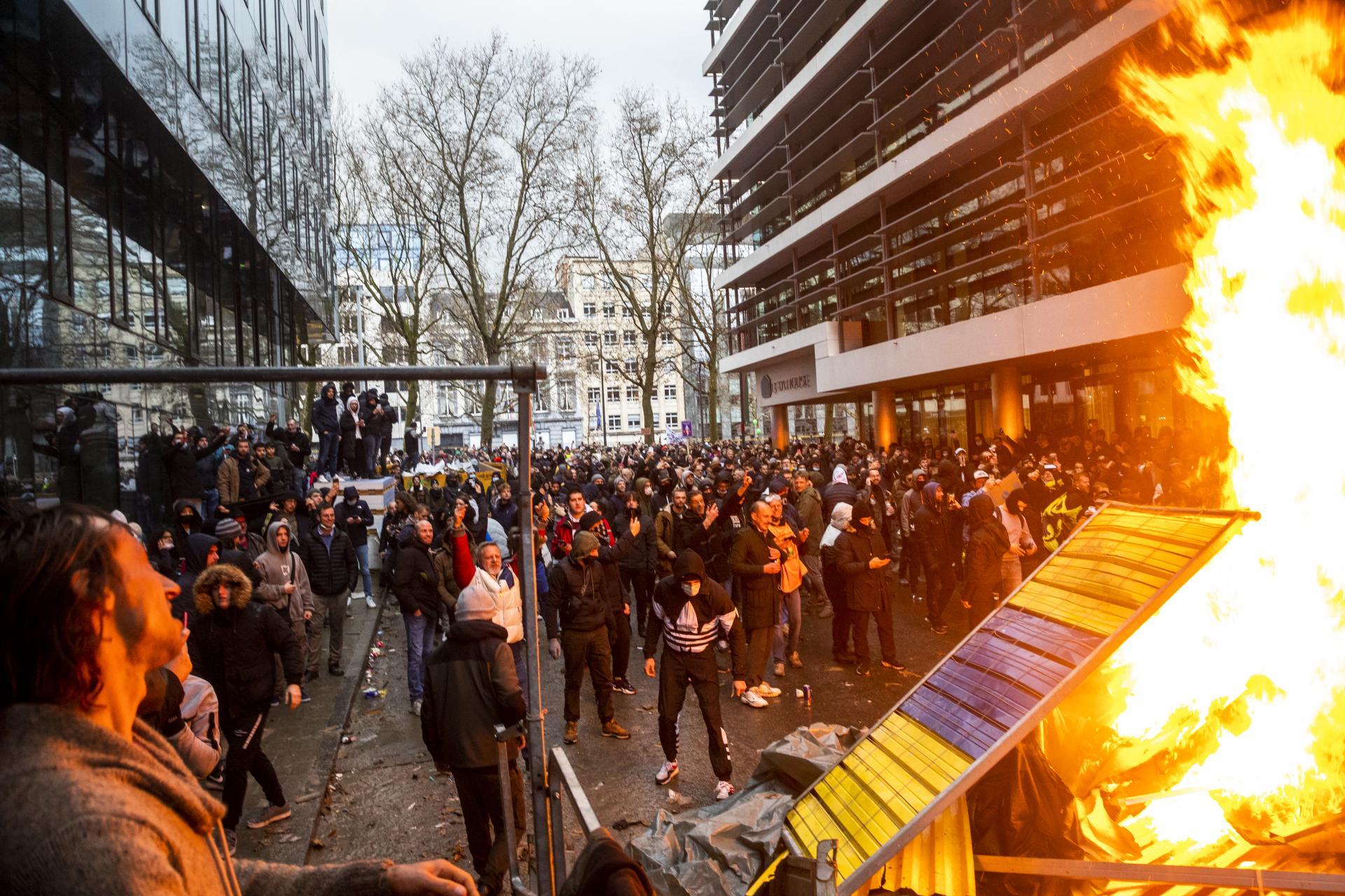 Sa protesta u Briselu - Avaz