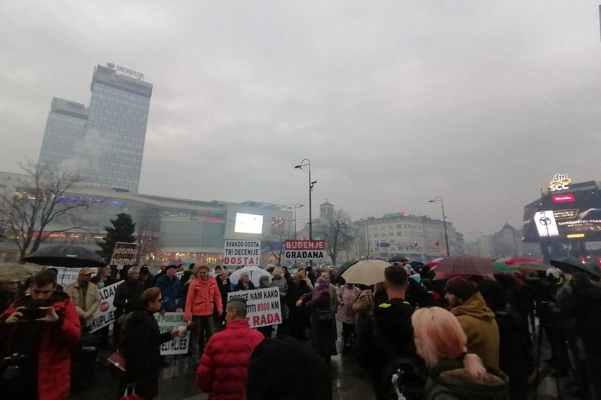 Sa protesta u Sarajevu - Avaz