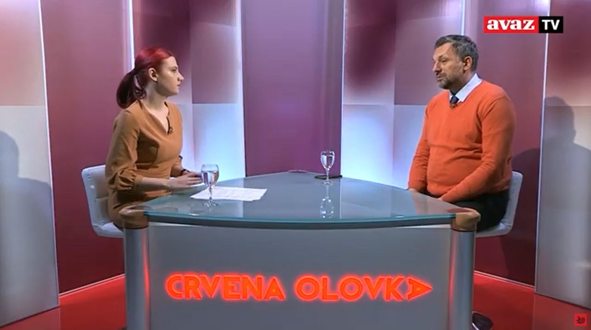 Večerašnji gost "Crvene olovke" je Elmedin Konaković - Avaz