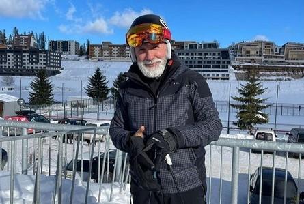 Dino Merlin skija na Bjelašnici