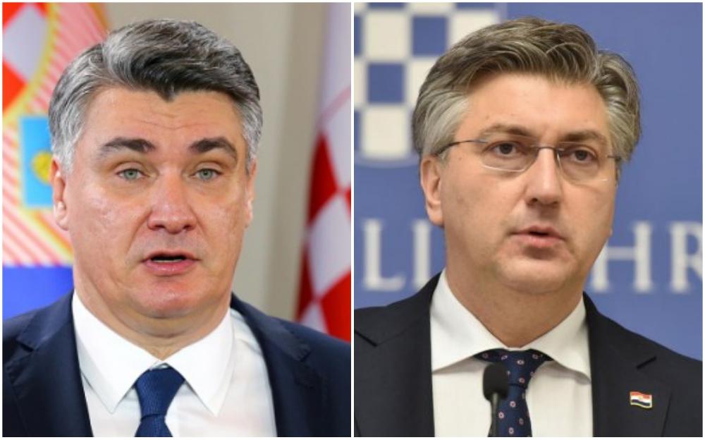 Zoran Milanović i Andrej Plenković - Avaz