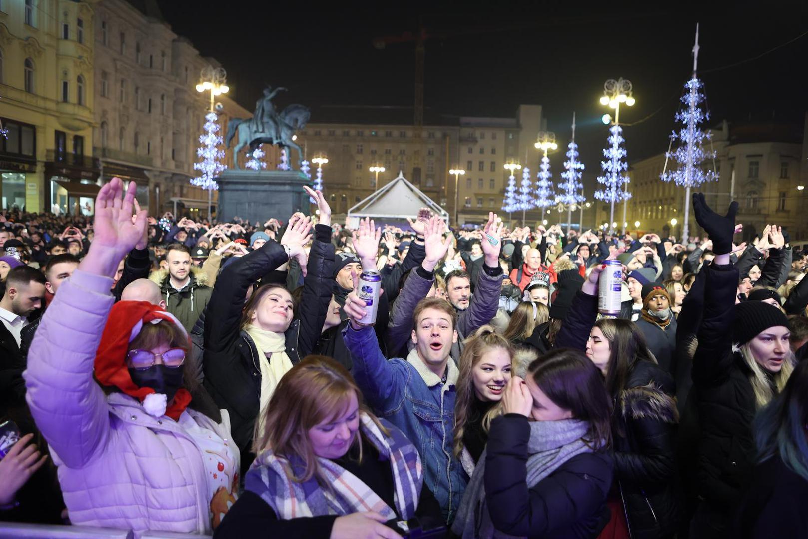 I Zagreb je veselo ušao u Novu godinu