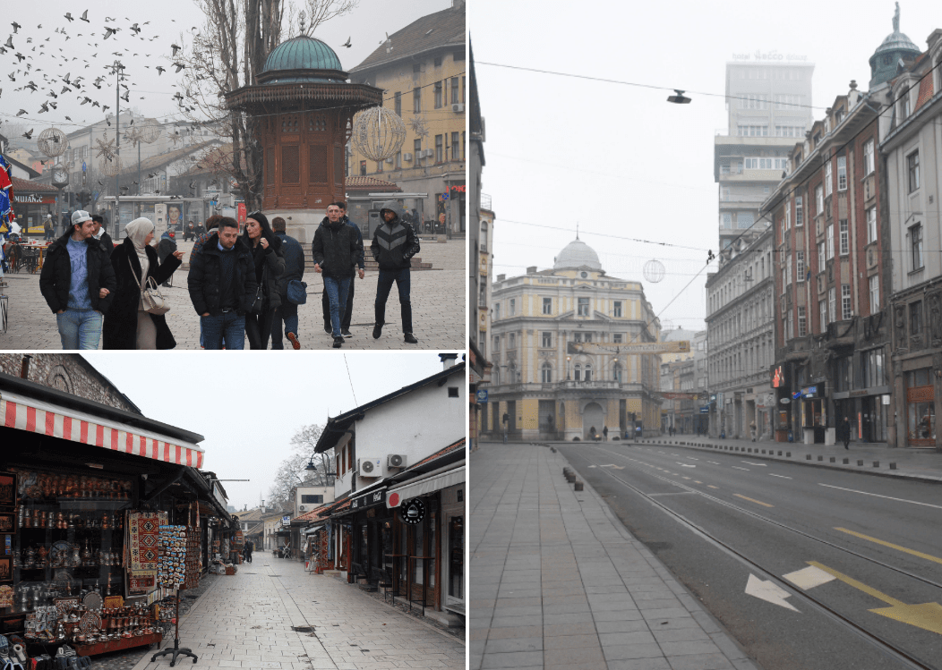 Gotovo pust glavni grad: Pogledajte kako izgledaju sarajevske ulice