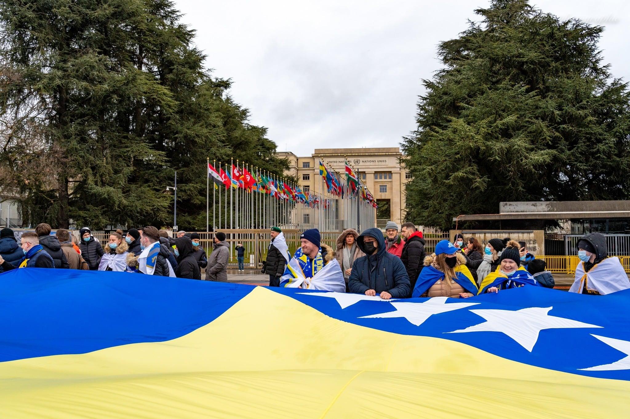 Sa održanih protesta - Avaz