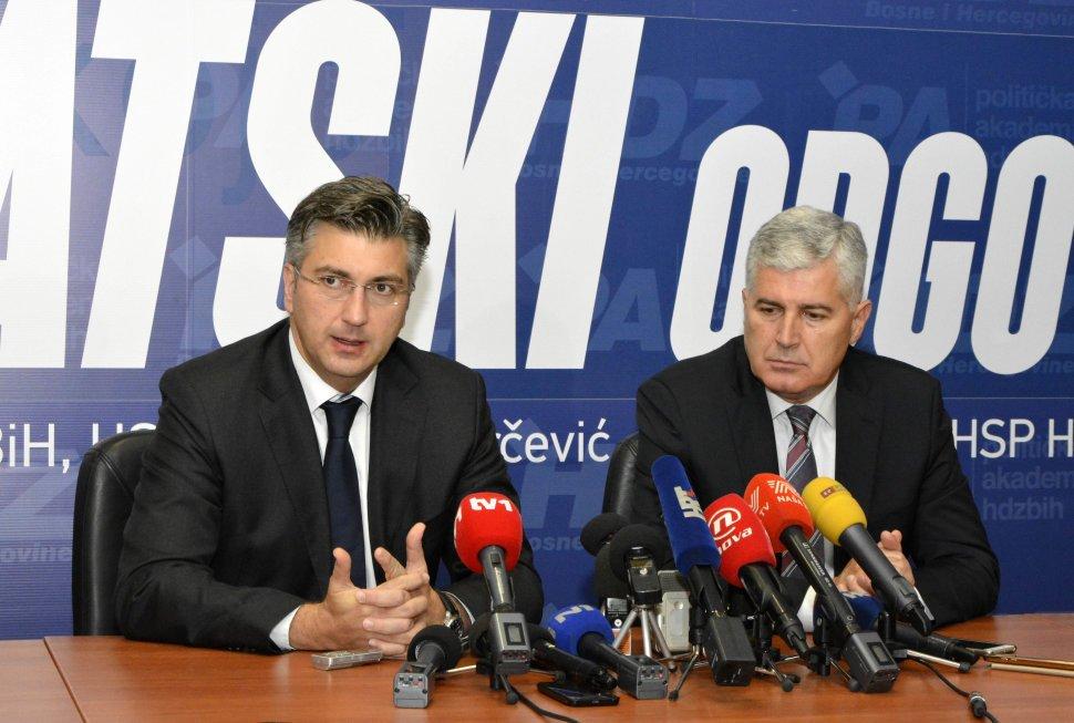 Plenković prokomentarisao Čovićev govor u NSRS: Vidio sam da je HDZ BiH dao saopćenje da traži ispravak