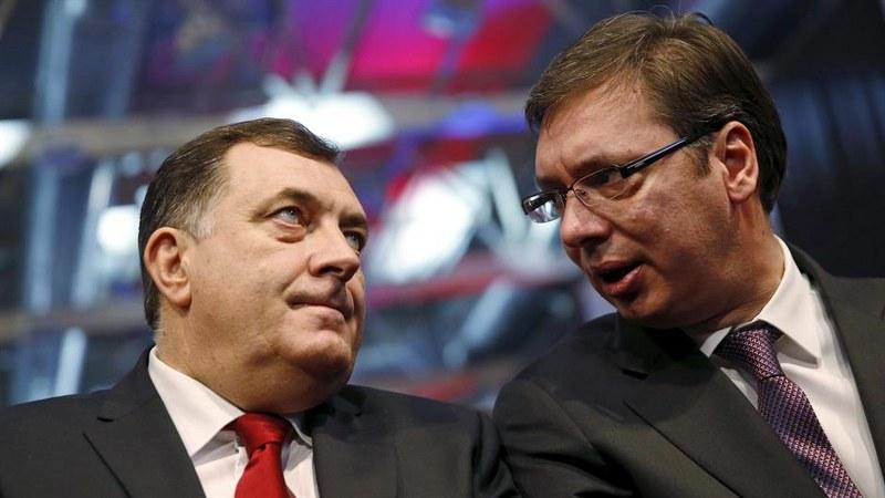 Milorad Dodik i Aleksandar Vučić - Avaz