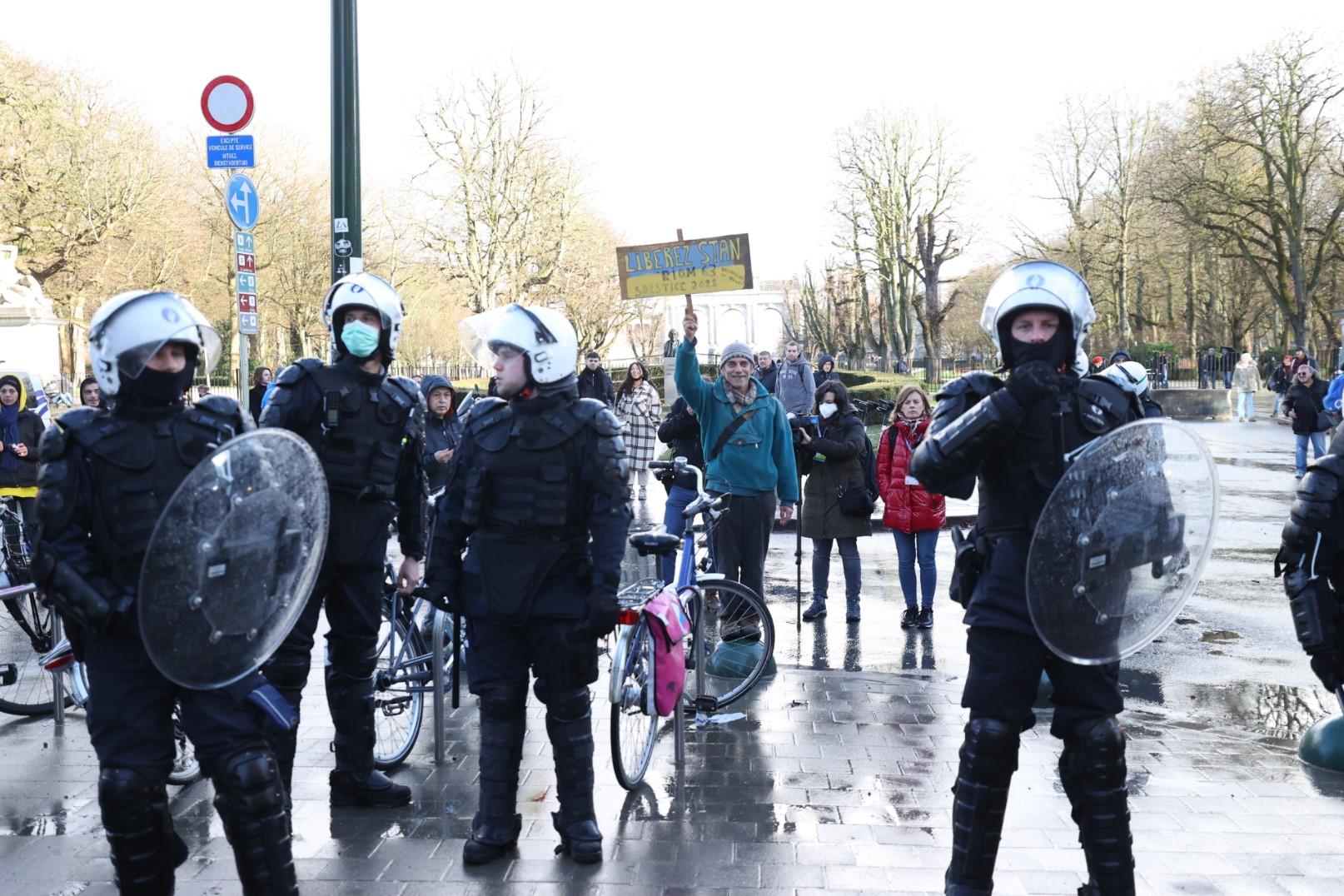 Sa današnjih protesta u Belgiji - Avaz