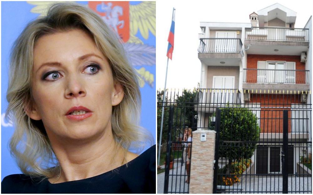 Zaharova: Moskva traži jače obezbjeđenje ambasade u Podgorici