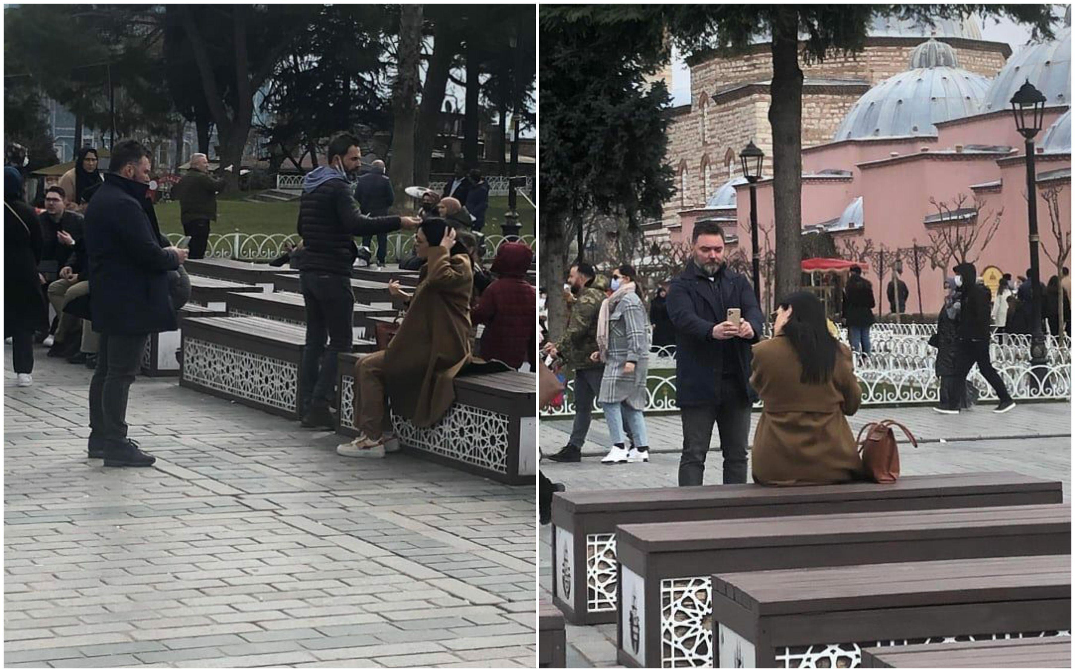 Ministar Košarac sa suprugom u Istanbulu ispred Aja Sofije