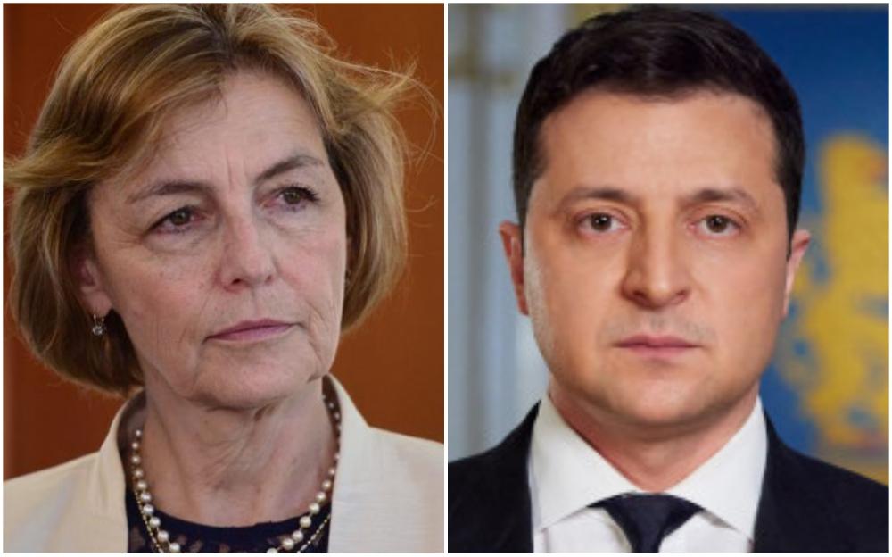 Vesna Pusić i Volodimir Zelenski - Avaz