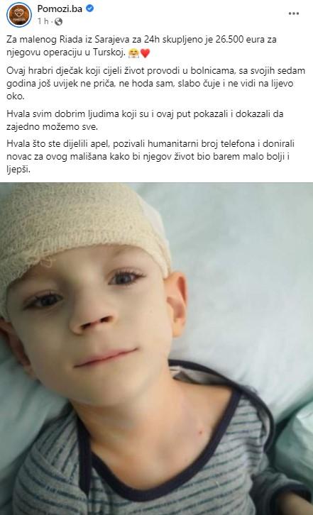 Objava na Facebooku - Avaz