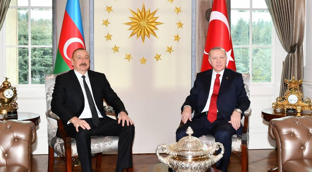 Ilham Alijev i Redžep Tajip Erdoan, sa ranije održanog susreta - Avaz