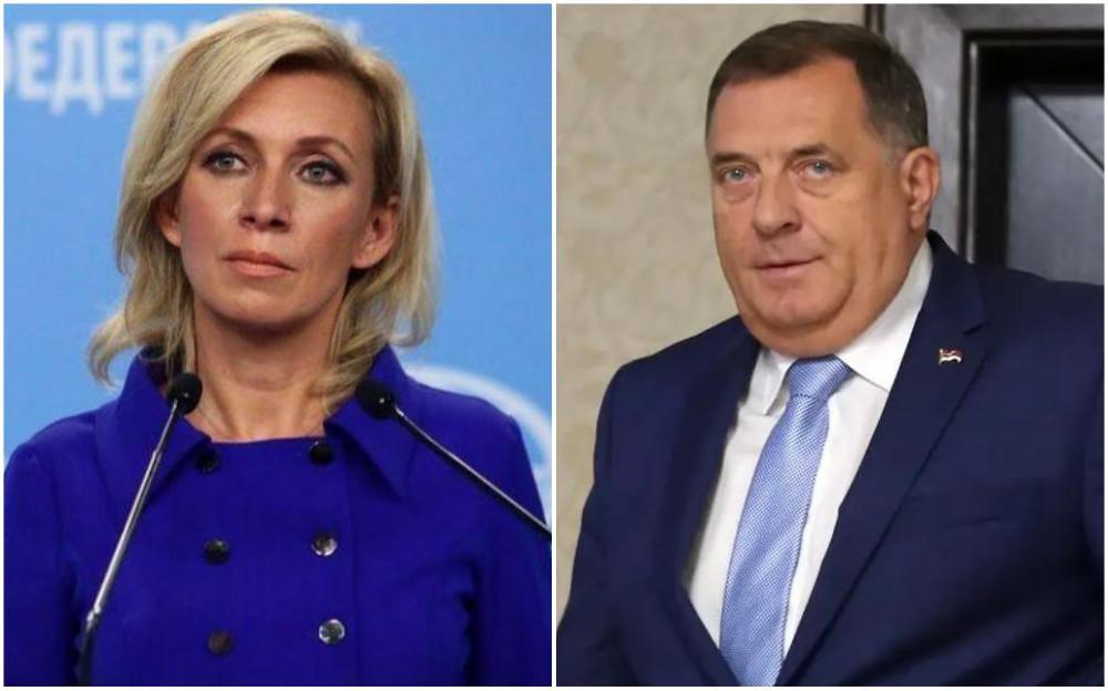 Zaharova: Moskva osuđuje sankcije Dodiku, Zapad želi preoblikovati Balkan