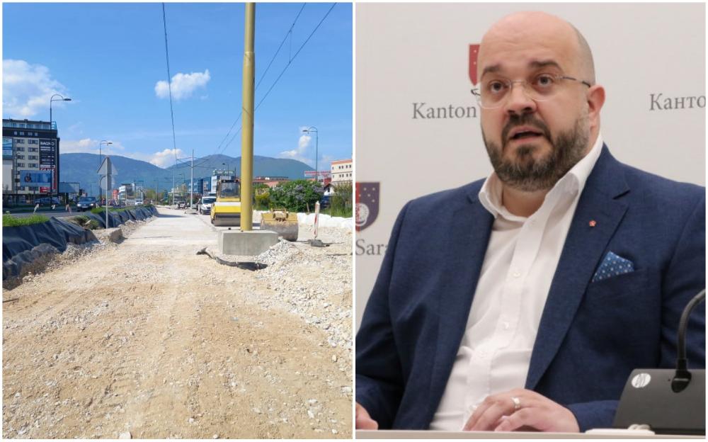 Radovi na obnovi tramvajske pruge kaskaju: Zastupnici će 12. maja tražiti ostavku ministra Štete