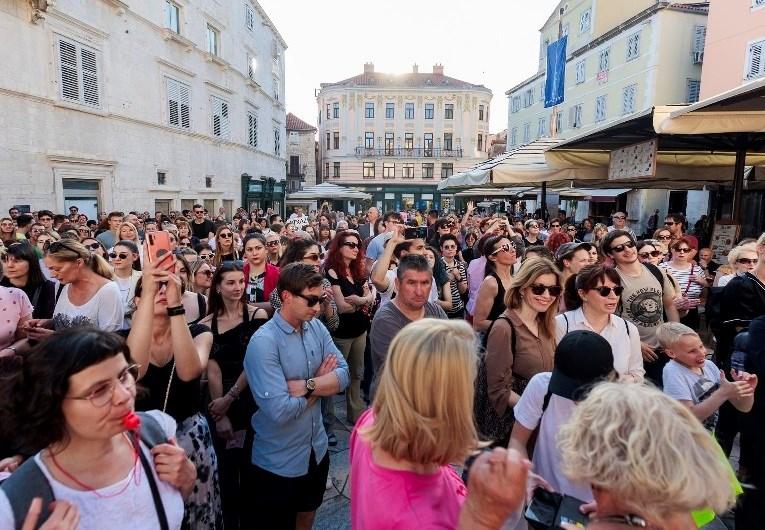 Sa protesta u Splitu - Avaz