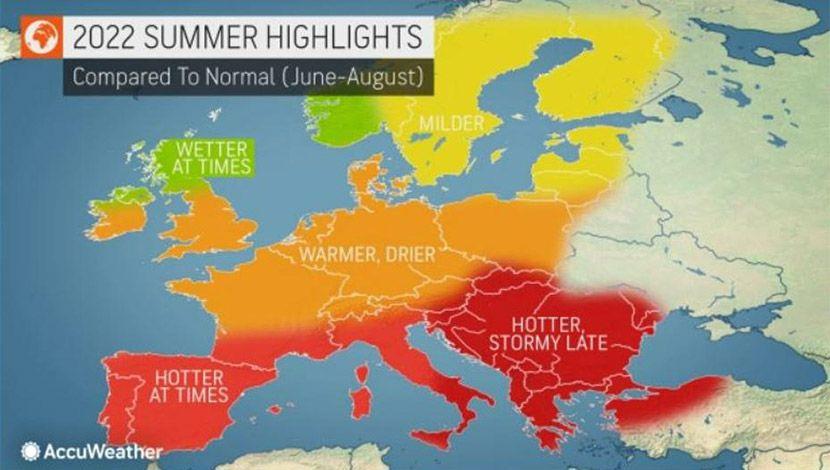 AccuWeather: Prognoza za ljeto - Avaz