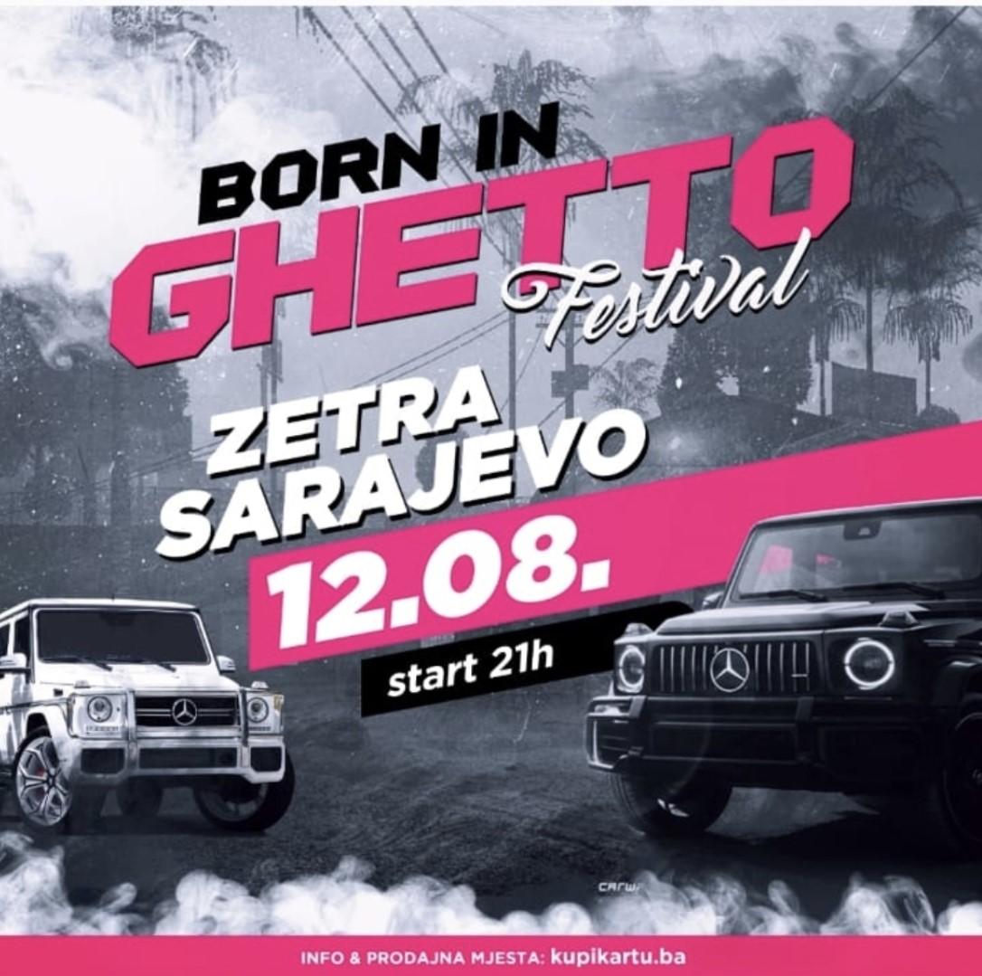 Plakat "Born in Ghetto" - Avaz