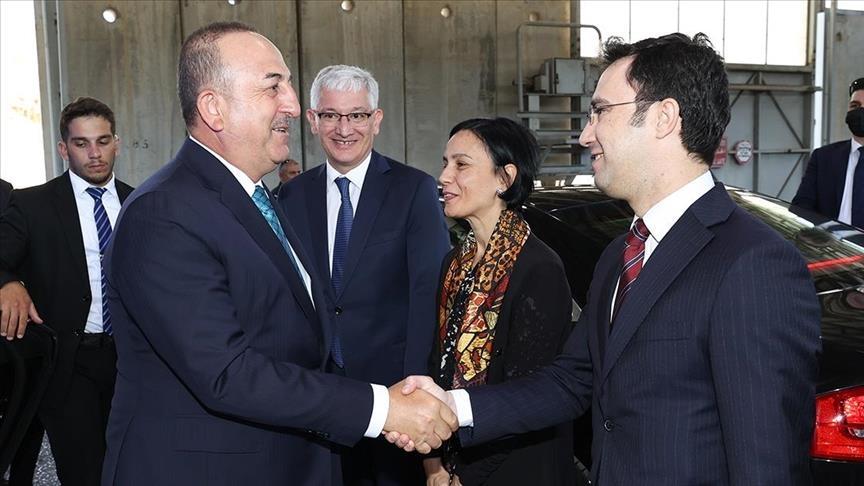 Mevlut Cavusoglu arrived in Palestine - Avaz