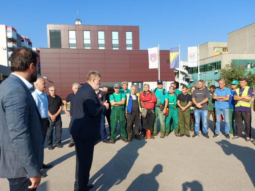 Završena velika akcija čišćenja na području Ilidže: Odvezeno 150 tona smeća