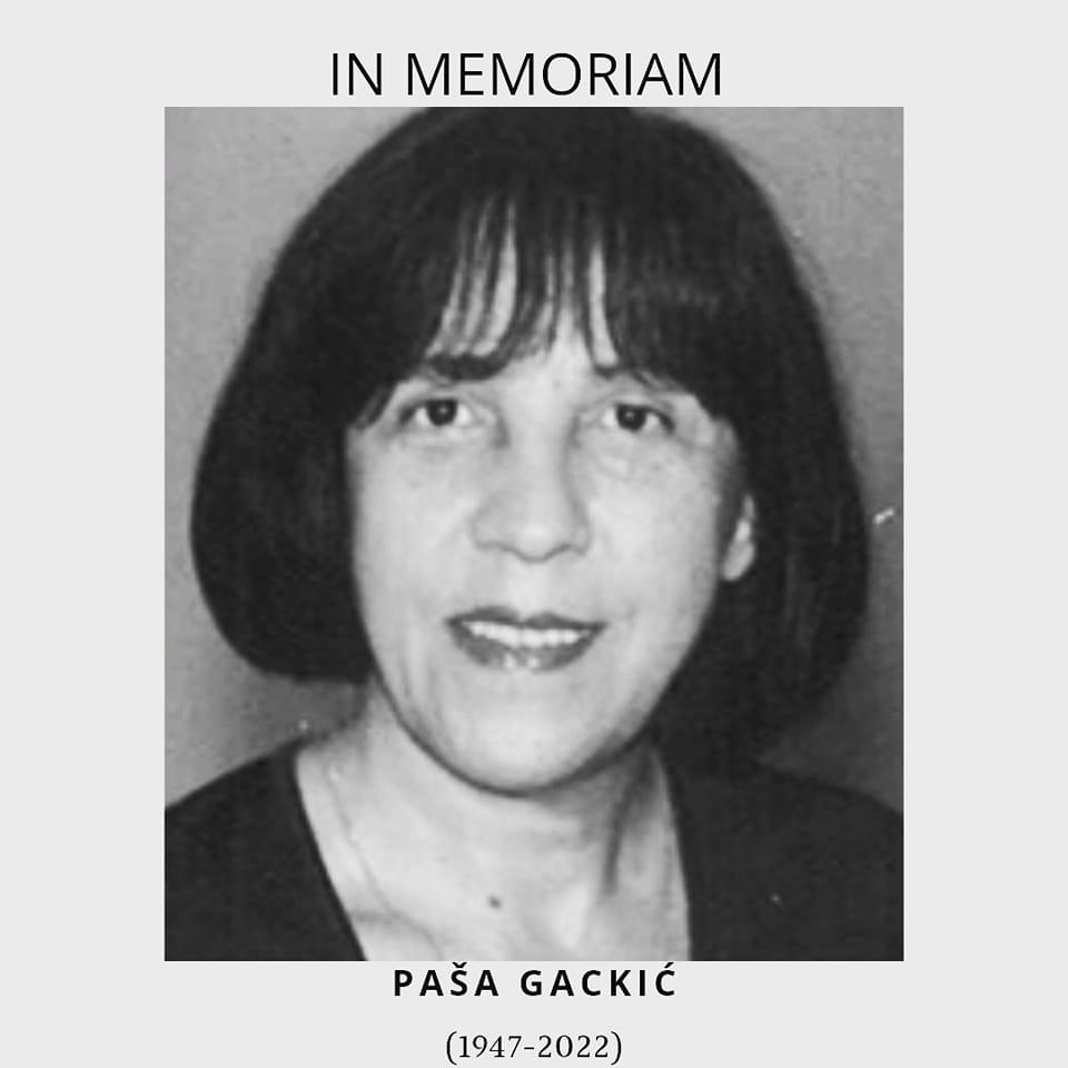 Preminula Paša Gackić - Avaz