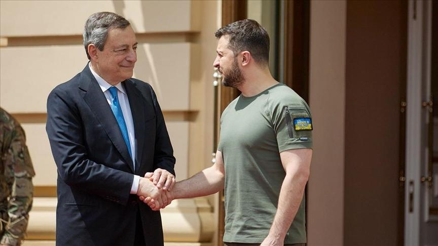 Mario Draghi and Volodymyr Zelenskyy - Avaz