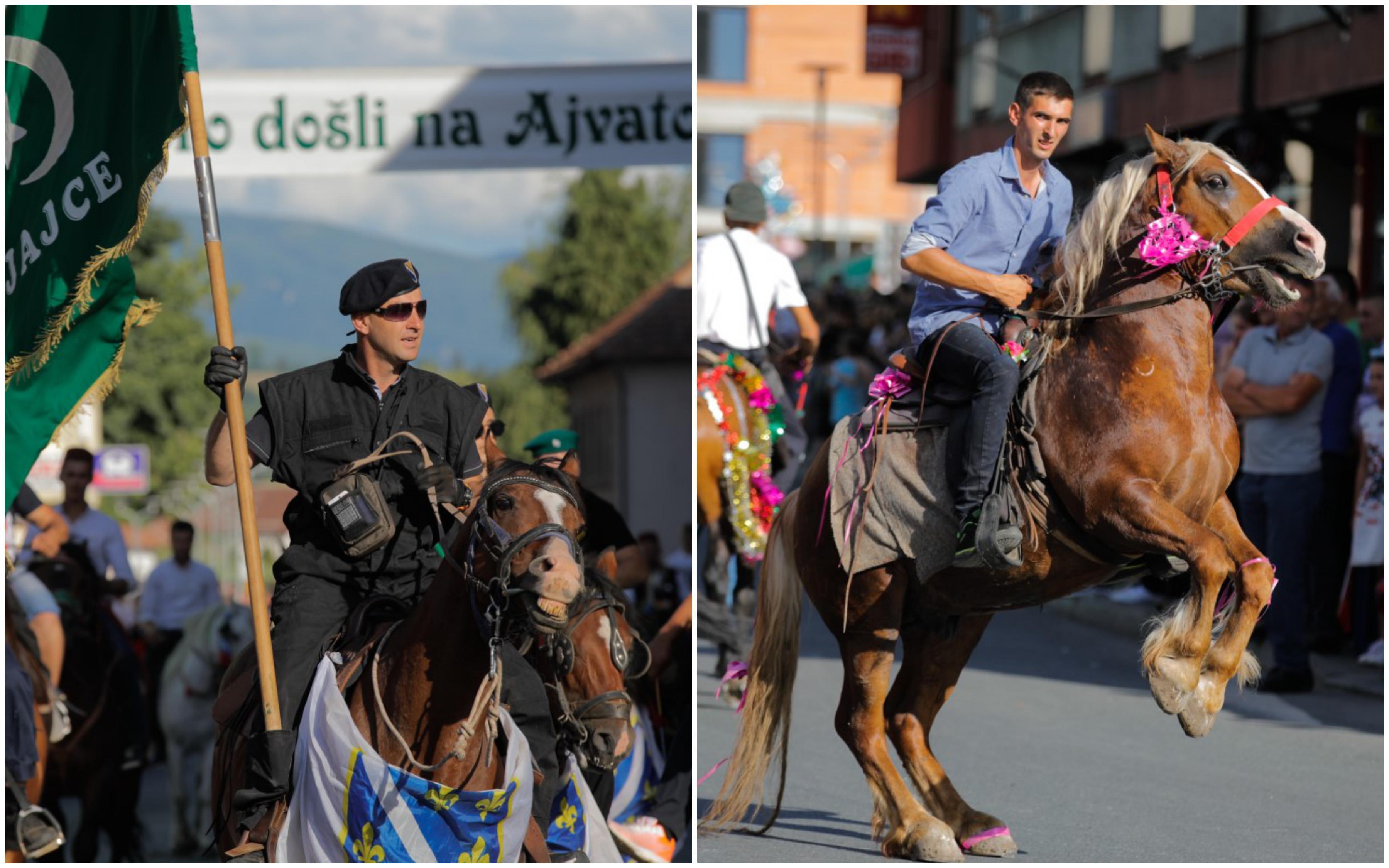 "512. dani Ajvatovice": Građani aplauzom ispratili defile konjanika i orkestar "Mehter" kroz Donji Vakuf