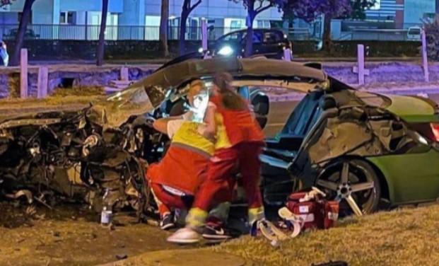Policija objavila detalje sinoćnje nesreće: Muratčauš završio na Ortopediji, dvoje iz njegovog BMW-a povrijeđeno