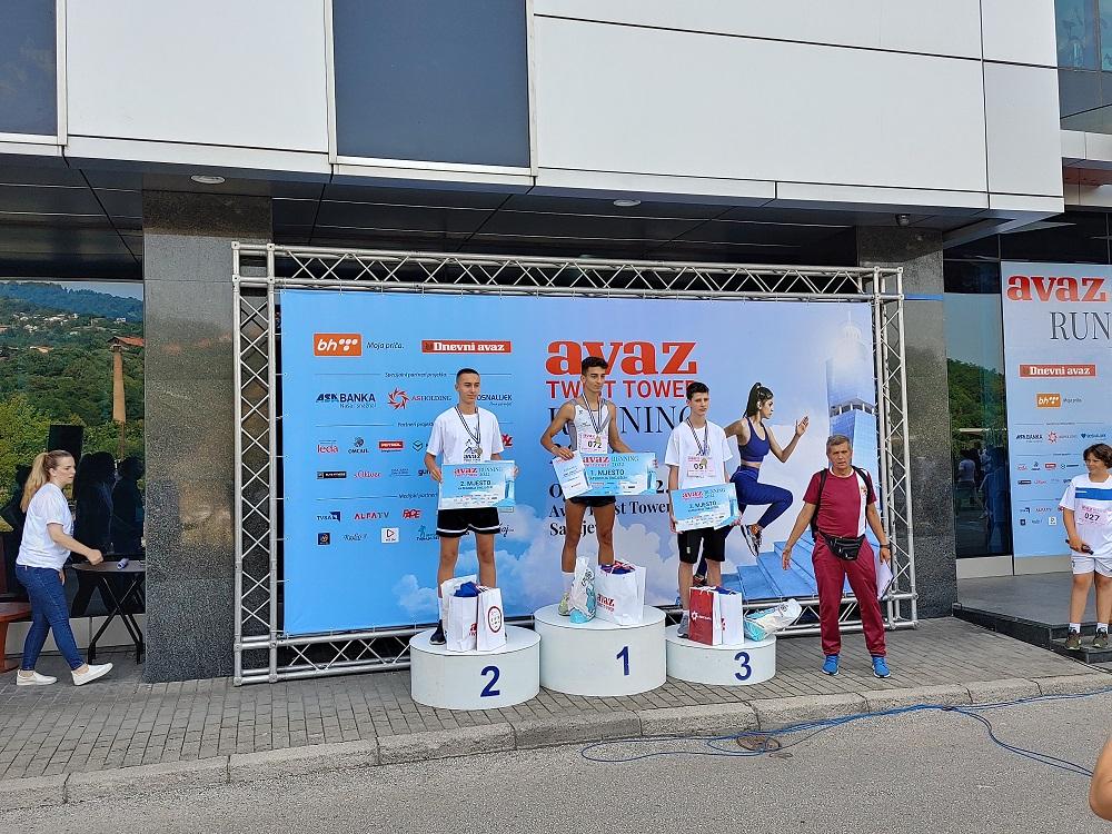 "Avaz Twist Tower Running powered by BH Telecom": Kod tinejdžera prva mjesta pripala Vedadu Piraliću i Eni Sejdić