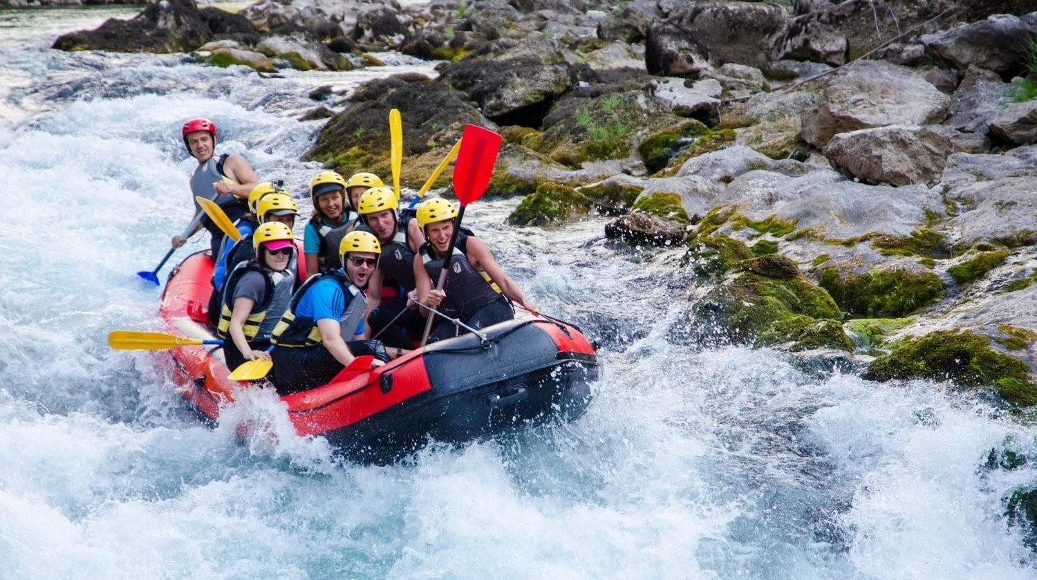 Turisti iz cijelog svijeta na raftingu na Neretvi