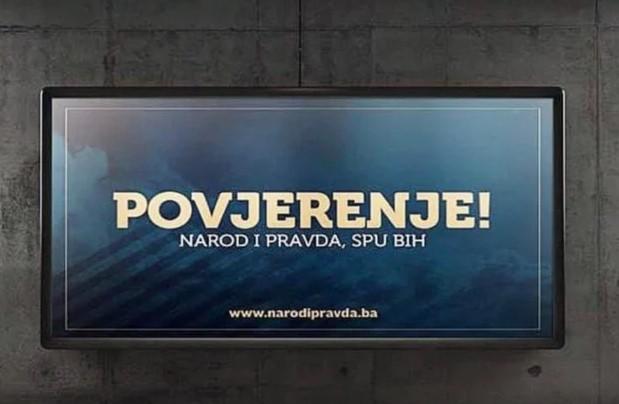 Drugi slogan "Naroda i Pravde" - Avaz