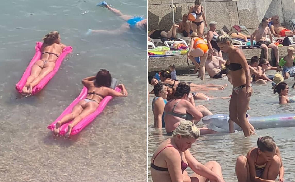 U Neumu i ovaj vikend gužva: Plaže su prepune posjetilaca