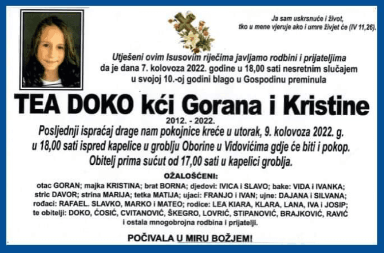 Posljednji ispraćaj djevojčice danas - Avaz