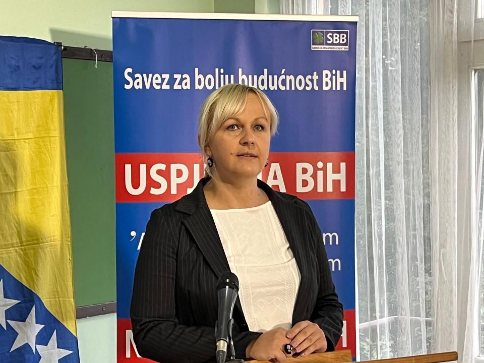 Lejla Hadžiavdić-Zjajo addressed the audience - Avaz