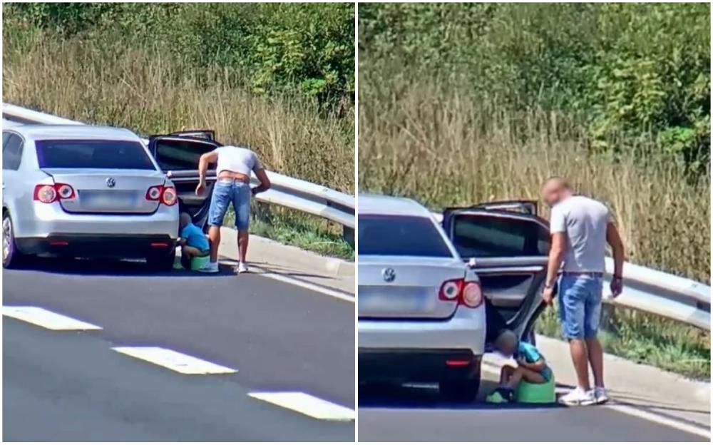 Vozač na autoputu sa djetetom - Avaz