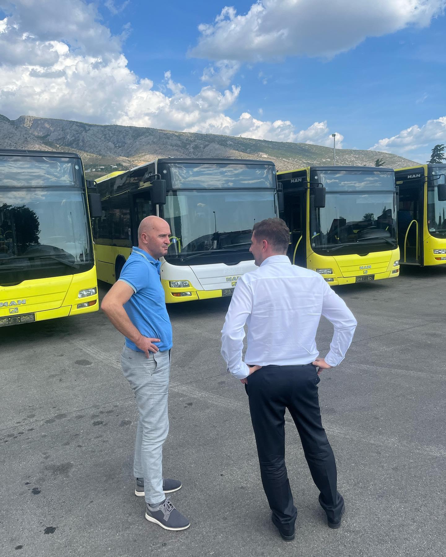 Marić i Kordić pogledali pristigle autobuse - Avaz