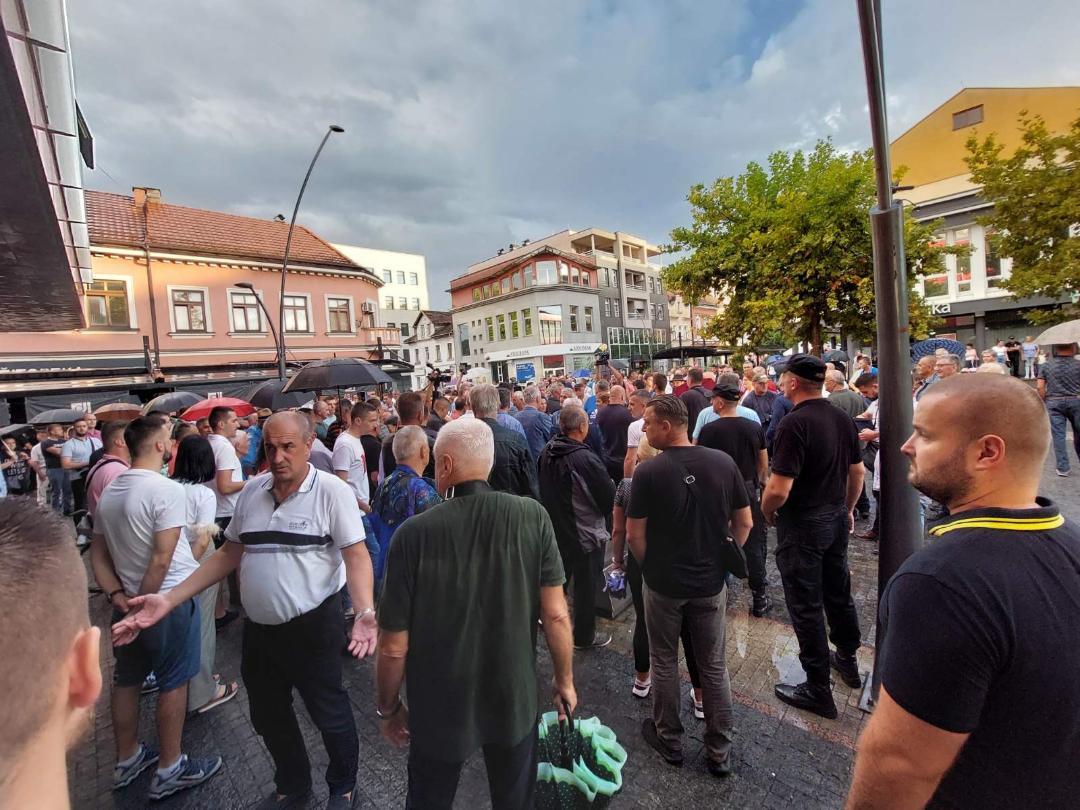 Sa današnjeg protesta - Avaz