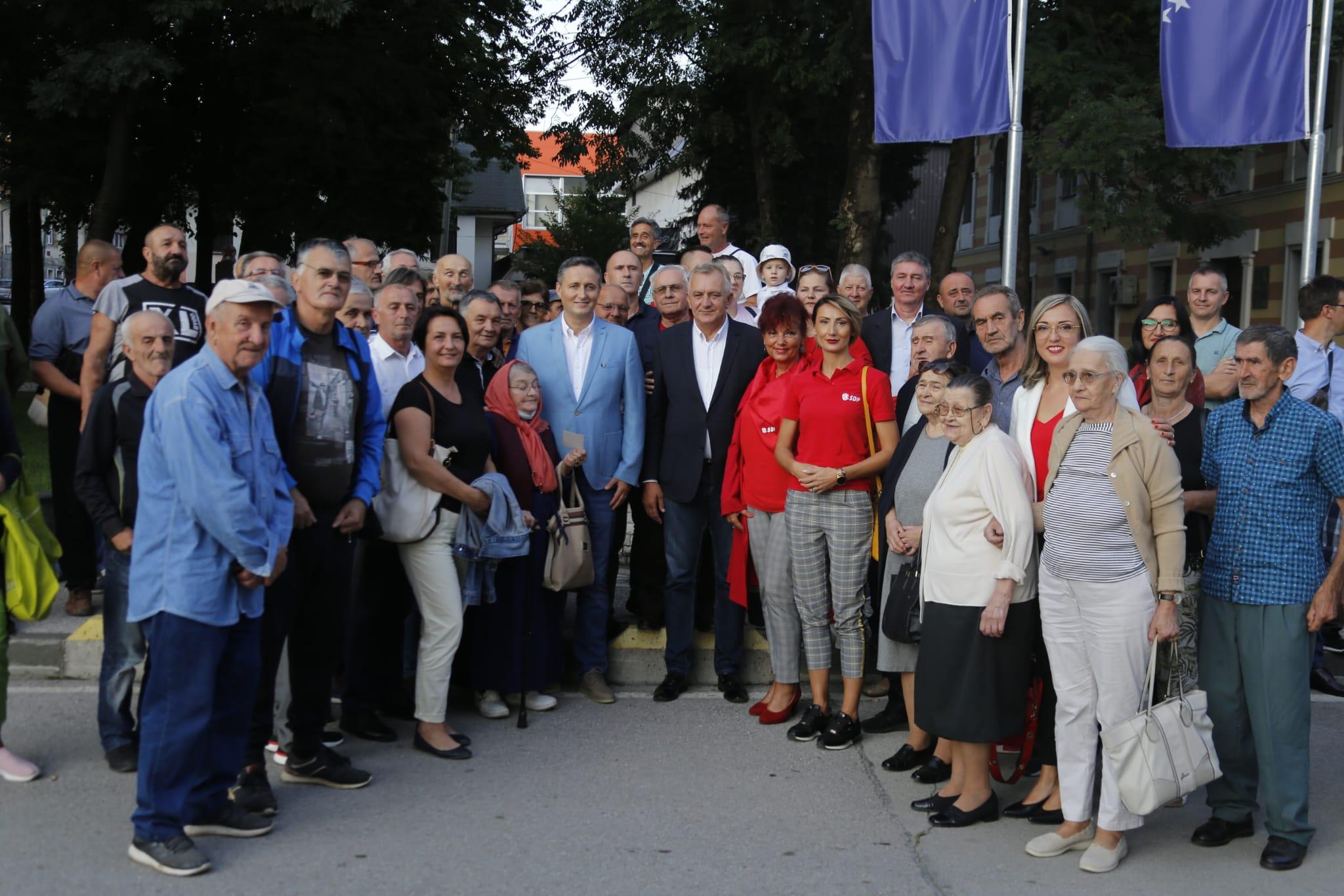 Bećirović u Kladnju: Ne postoje vrijednije i manje vrijedne opštine, svako mjesto i svaki čovjek vrijede jednako