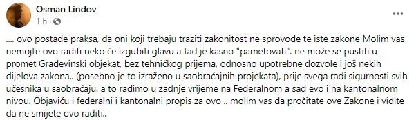 Objava na Facebooku - Avaz