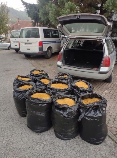 Granična policija zaplijenila 200 kilograma duhana, vrijednost 44.000 KM