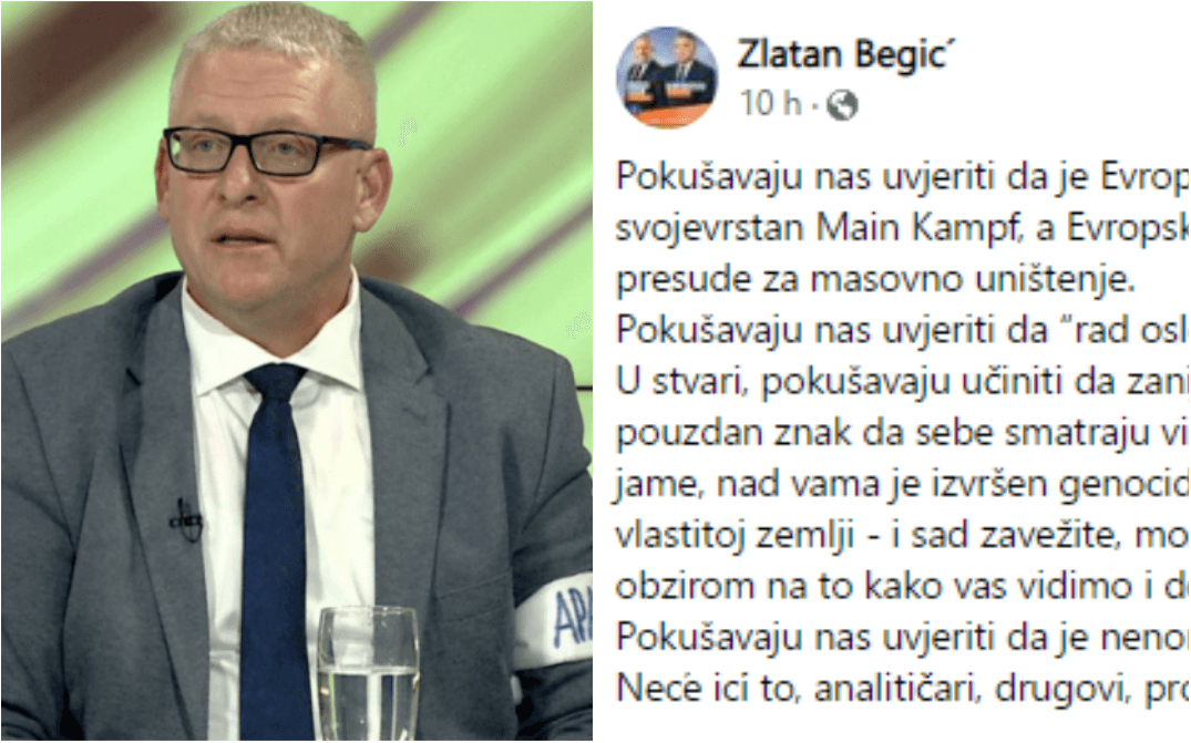 Begić: Pokušavaju nas uvjeriti da je Evropska konvencija za zaštitu ljudskih prava i temeljnih sloboda svojevrstan Main Kampf