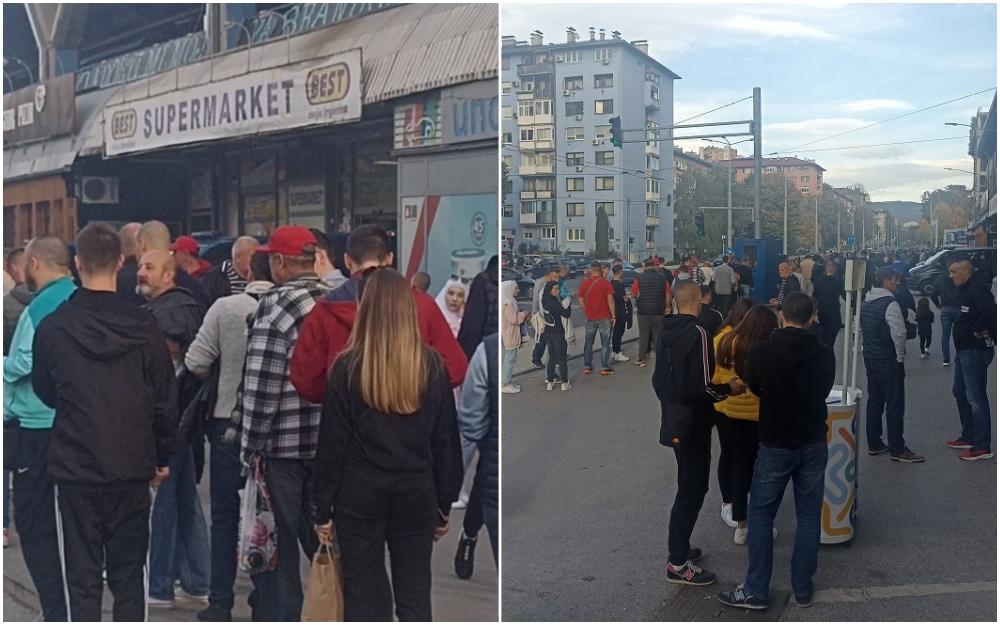 Video / Velike gužve ispred stadiona Grbavica