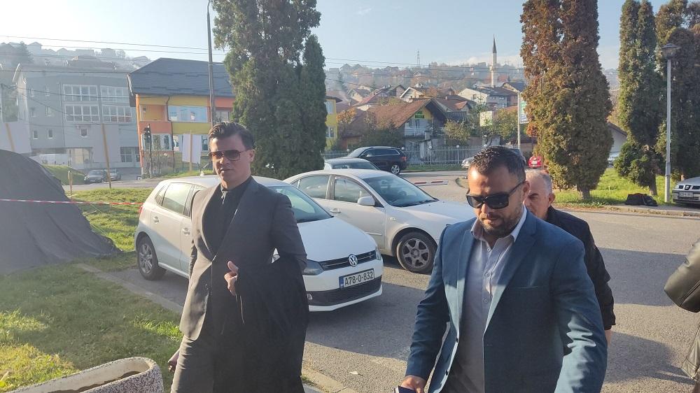 Muamer Ožegović prilikom dolaska u Sud BiH - Avaz