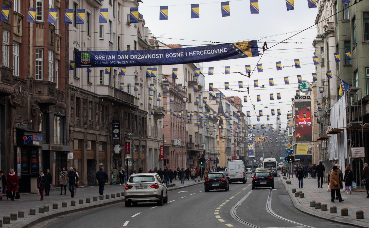 Sarajevo u prazničnom ruhu uoči Dana državnosti BiH