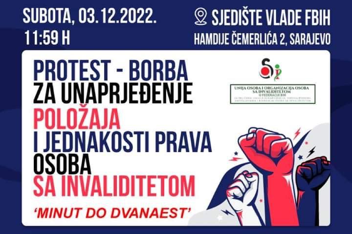 Najava protesta - Avaz